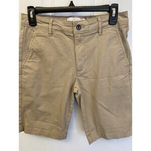 Topman Men's Tan Flat Front Chino Shorts Size 28 New MCMLXXVIII
